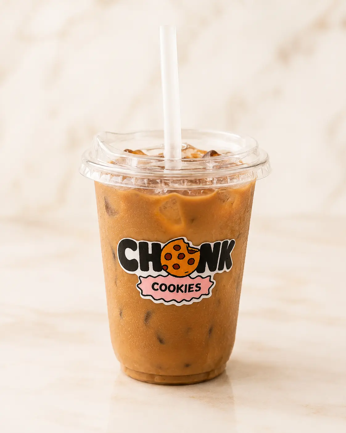 Classic Iced Coffee in a CHONK branded cup